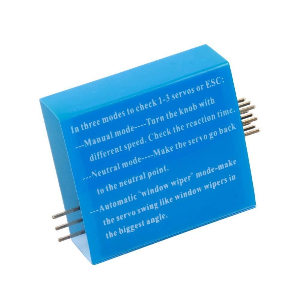 KEYESMINER KEYESMINER Drone Accessories Multi Servo Tester 3CH ECS Consistency Speed Controler Power Channel CCPM Meter Master Checker RC Dron Helicopter Parts RC Hobby Replaceable