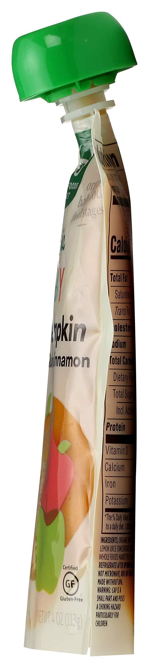 365 by Whole Foods Market 365 by Whole Foods Market, Organic Baby Food, Apple Pumpkin with Quinoa & Cinnamon, 4 Ounce (Pack of 4)
