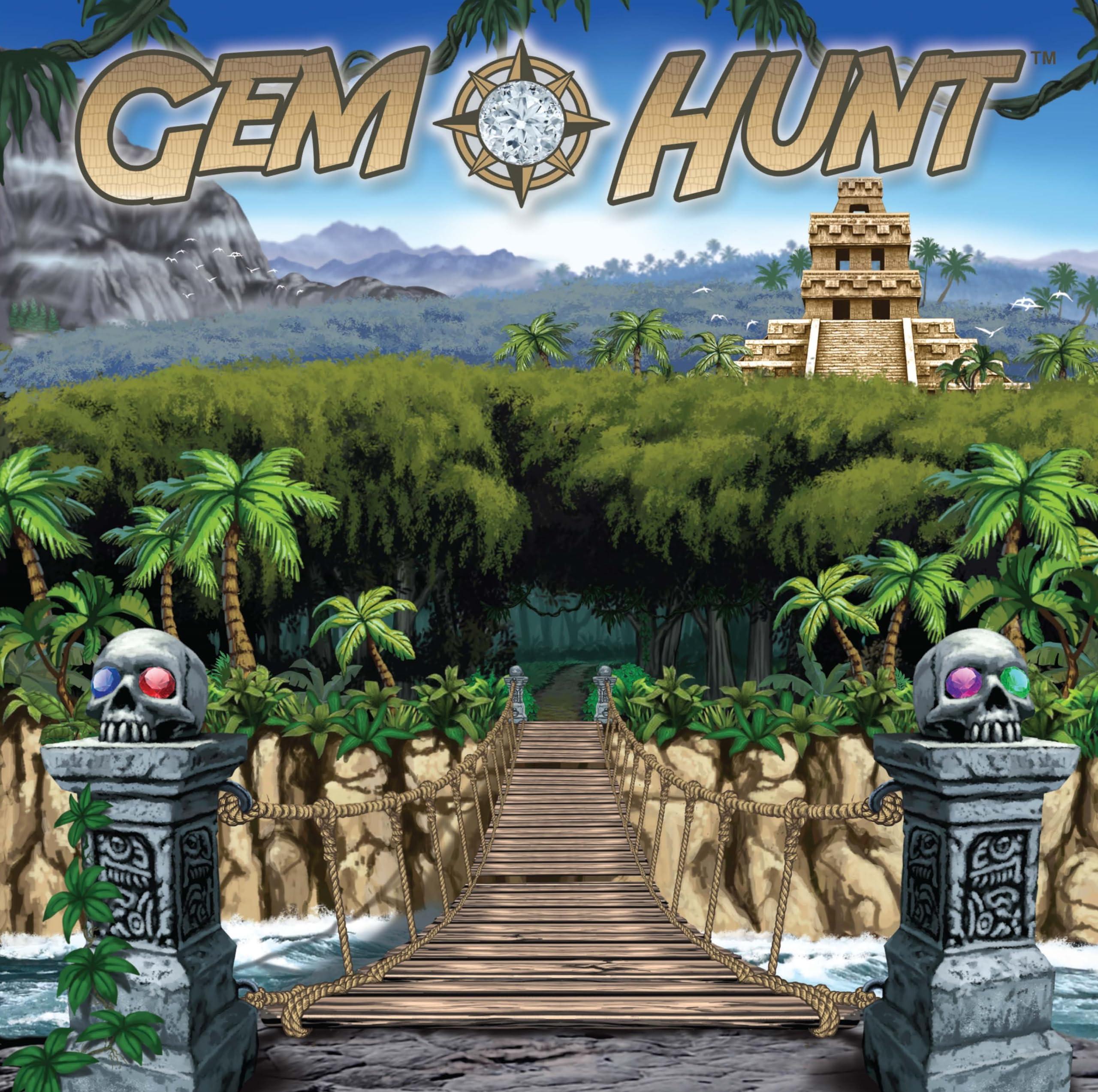 Gem Hunt [Gem Hunt] Board Game (Deluxe Edition) | Fun Adventure Board Game for Adults and Family