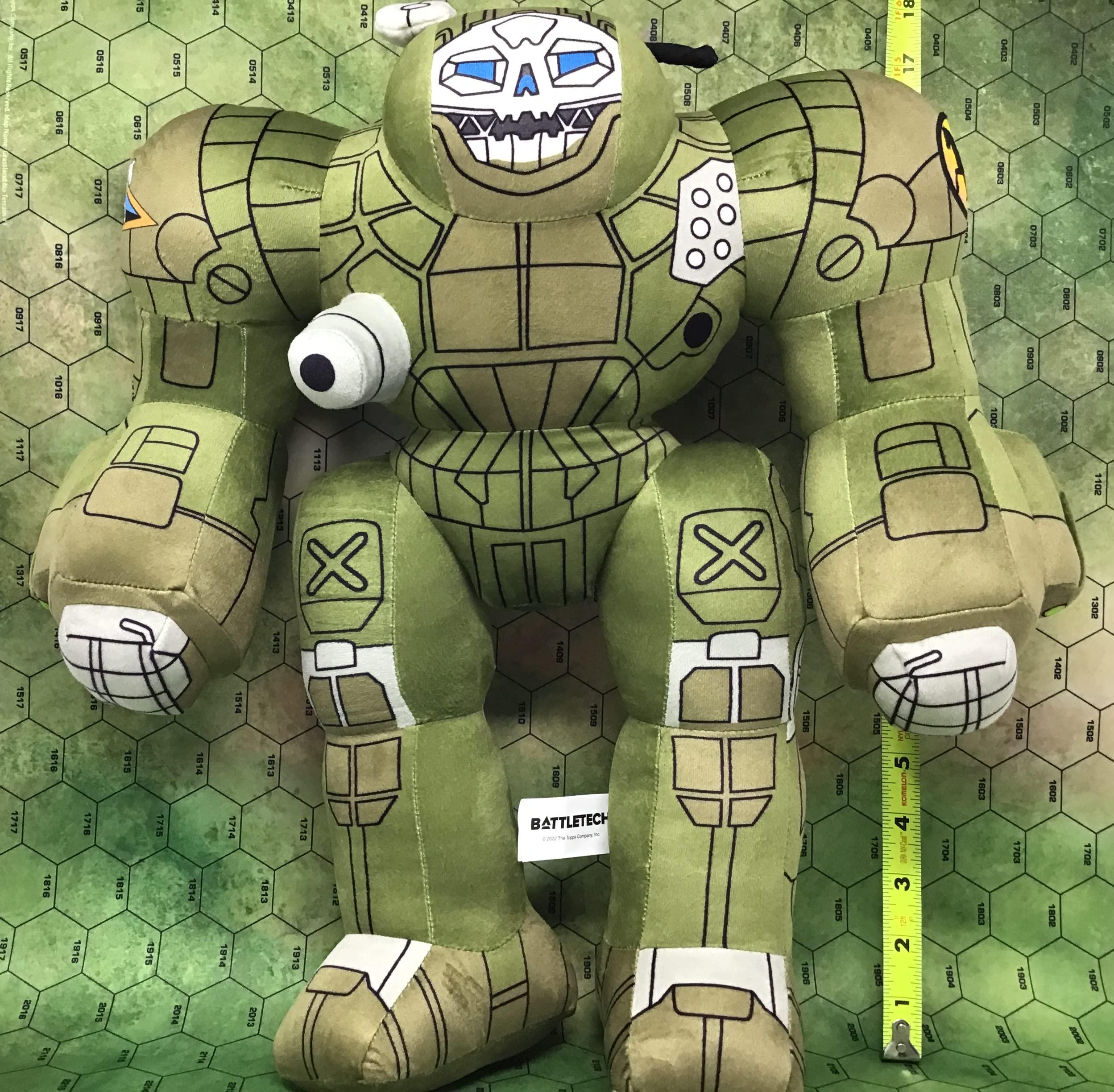 Catalyst Game Labs Catalyst Game Labs BattleTech PlushyTech Atlas (Eridani Light Horse), Plush Atlas Perfect for MechWarrior Fans
