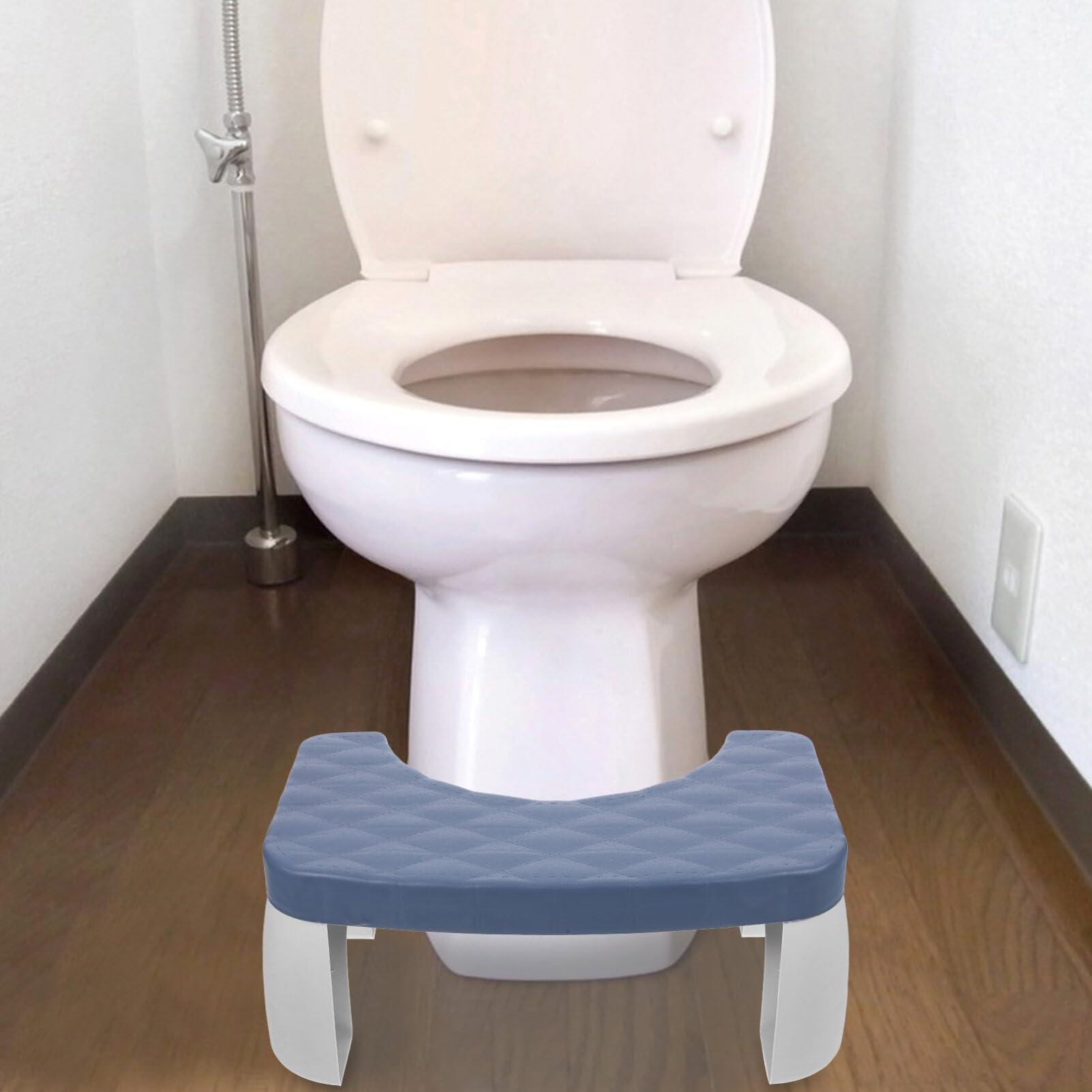 Luxshiny Luxshiny Toilet Stool Folding Toilet Stool Squatting Toilet Stool Potty Step Stool Splicable Poop Stool for Bathroom Kitchen Bedroom Home Dorm