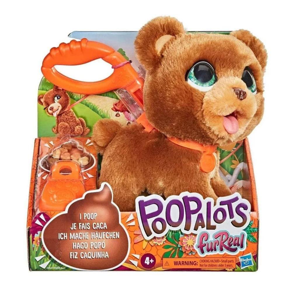 FurReal FurReal Poopalots Big Wags Interactive Pet Toy, Connectible Leash System, Ages 4 and Up (E8947)