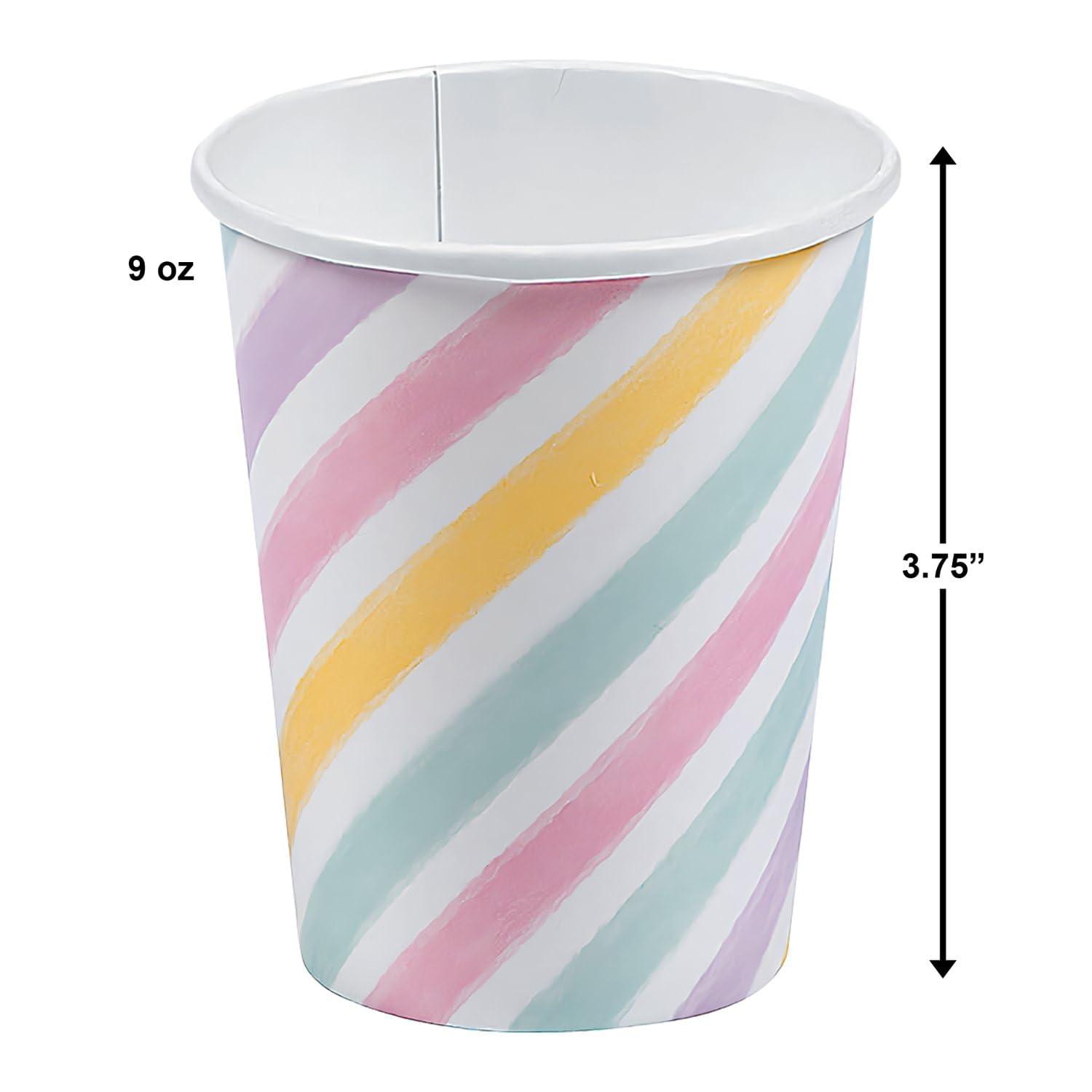 Fun Express Fun Express - Unicorn Sparkle Cup (9oz) for Birthday - Party Supplies - Licensed Tableware - Licensed Cups - Birthday - 8 Pieces