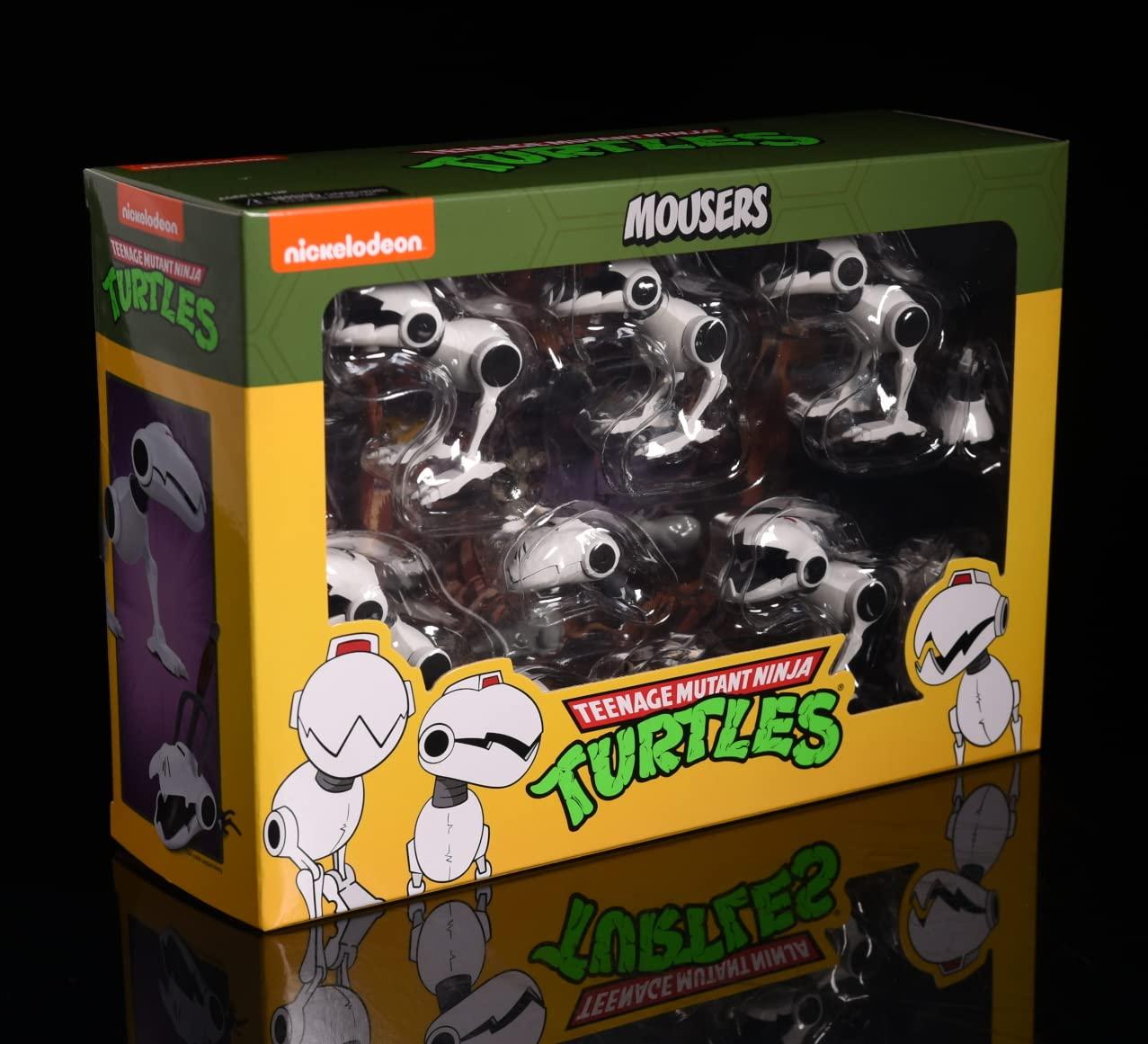 NECA Teenage Mutant Ninja Turtles (Cartoon) - 7 Scale Action Figures - Mouser Multipack