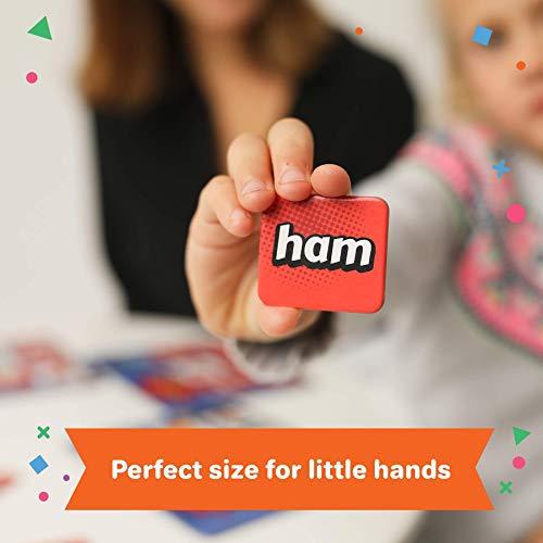 Melby Toys Super Words - CVC Word Builders, Phonics Games, Rhyming Words Game for Kids, Kindergarten Learning Games, Match it Puzzles for Toddlers, Learn to Read Game, CVC Words for Kindergarten Activities