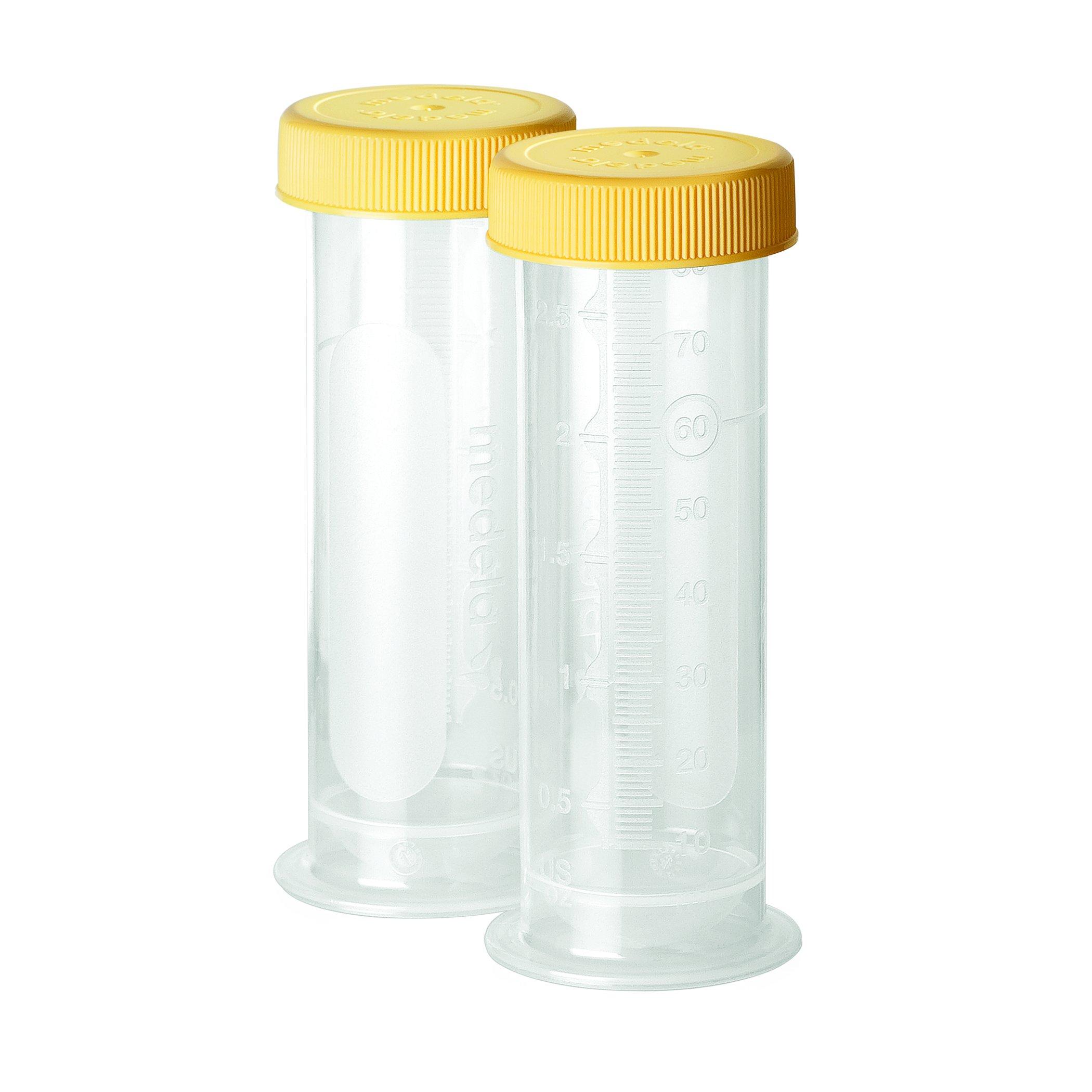 Medela Medela Breast Milk Storage Bottles, 2.7 Ounce Containers, Leak Proof Lids, Breastmilk Freezer or Refrigerator Storage, Made Without BPA , 12 Count (Pack of 1 )