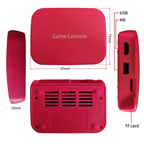 YRPRSODF YRPRSODF TV Game Console Built in 883 Games, Handheld Retro Video Game Machine with 2.4G Wireless Gamepad Somatosensory Control, HD Plug and Play, Home Interactive& Puzzle Games, Red