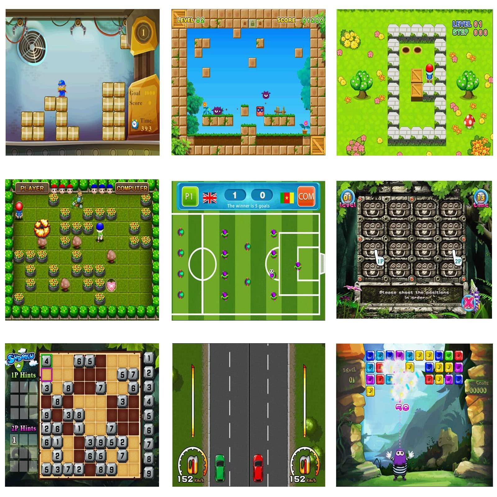 YRPRSODF YRPRSODF TV Game Console Built in 883 Games, Handheld Retro Video Game Machine with 2.4G Wireless Gamepad Somatosensory Control, HD Plug and Play, Home Interactive& Puzzle Games, Red