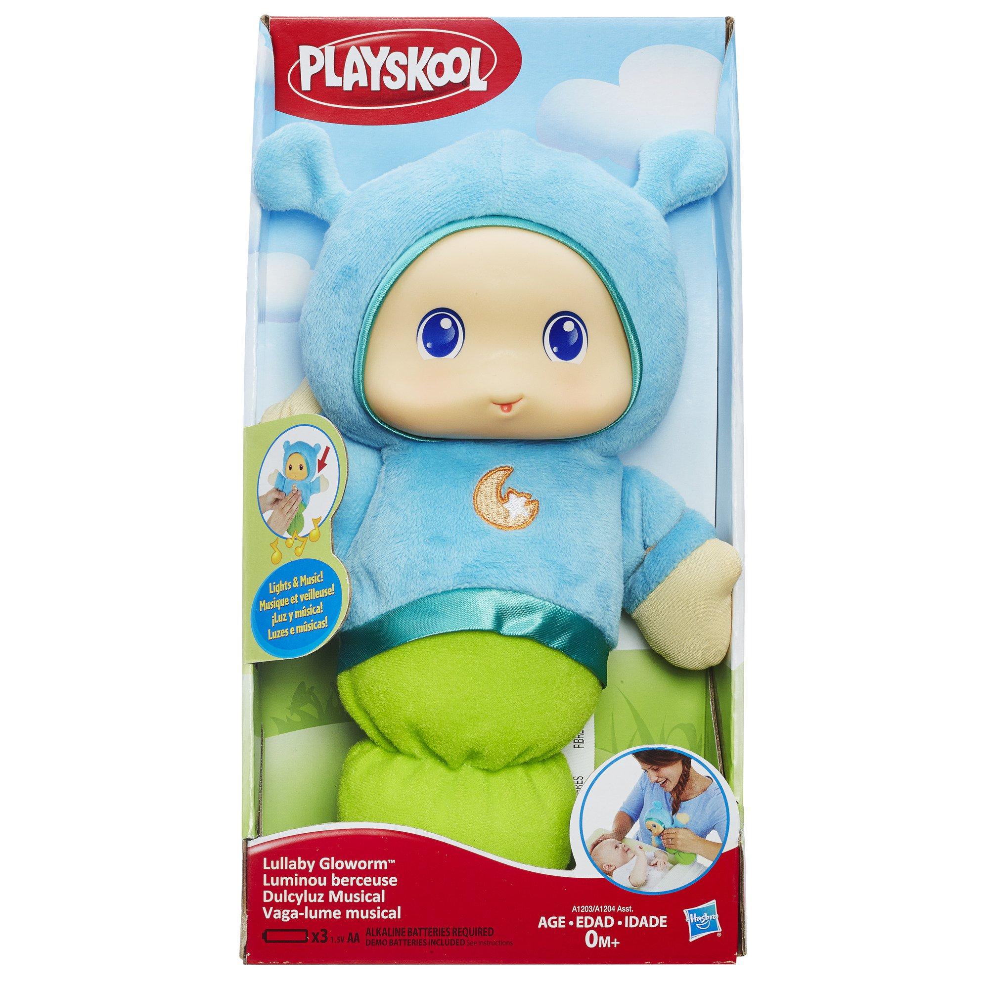 Playskool Playskool Lullaby Gloworm Toy with 6 Lullaby Tunes, Blue (Amazon Exclusive)