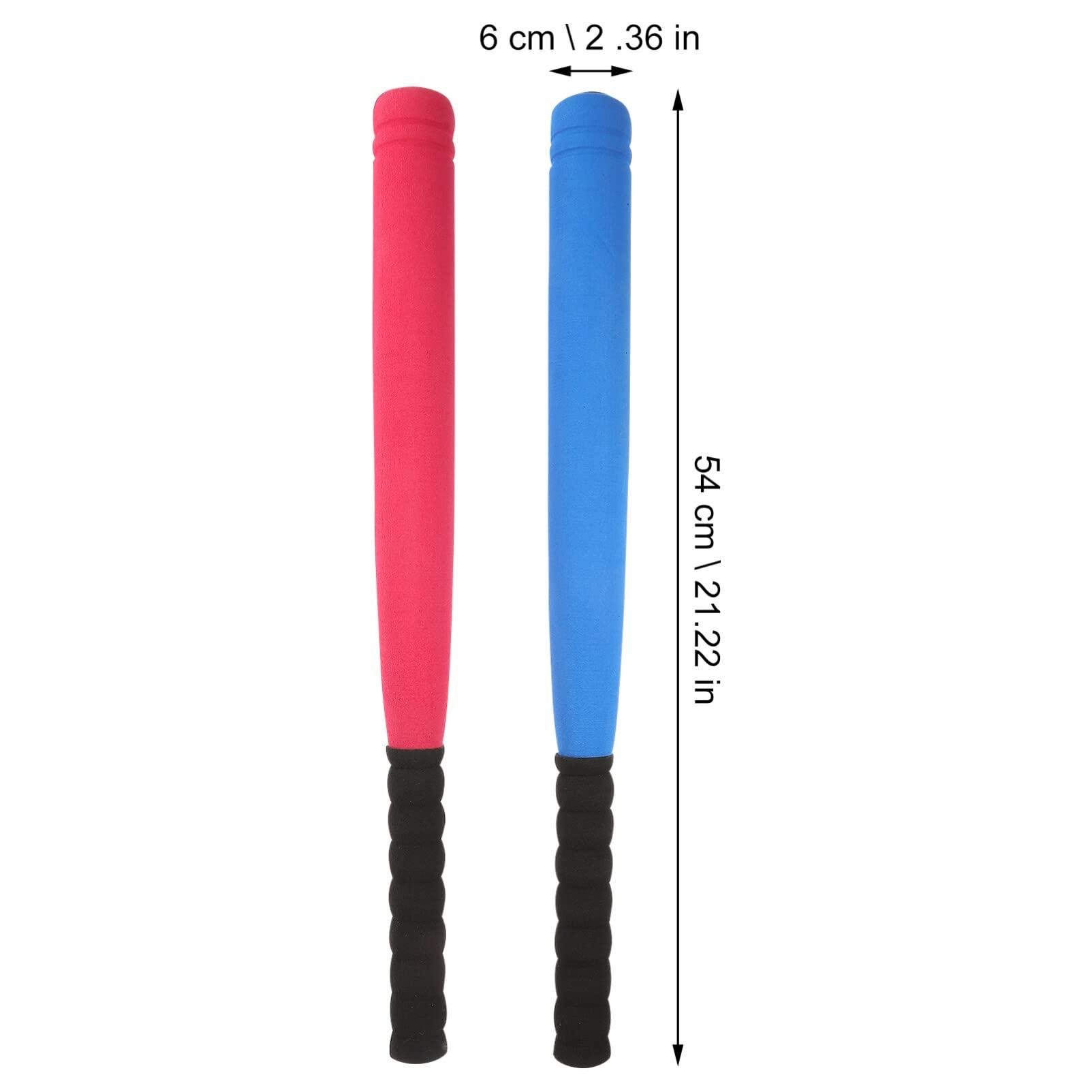 NOLITOY NOLITOY Mini Bat Display Kids Foam Baseball Bat Ball Sets Foam Sport T Ball Bat Toys Set for Beginner Summer Beach Outdoor Garden Backyard Beach Holiday Tiny Baseball Bat