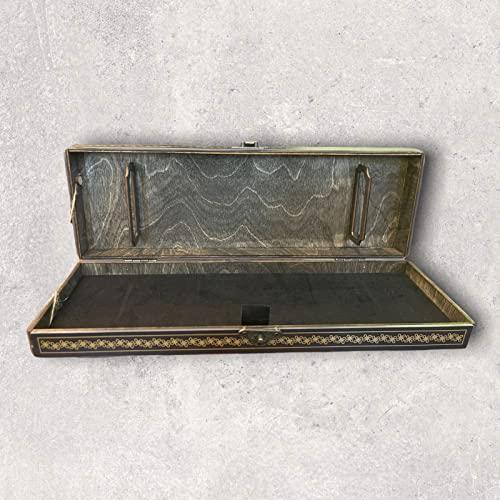 Generic Limited Edition Hand-Made Craft Wood Dominoes for Adult and Kids with Wood Case by Buta Craft