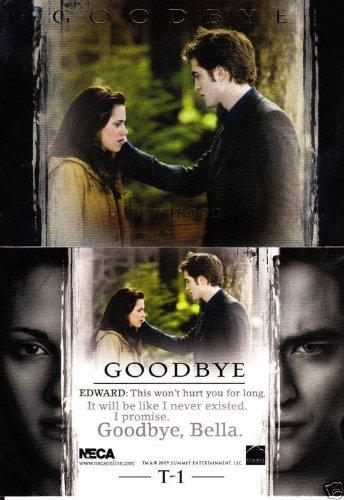 NECA Twilight New Moon Target Exclusive T-1 "Goodbye" Trading Card