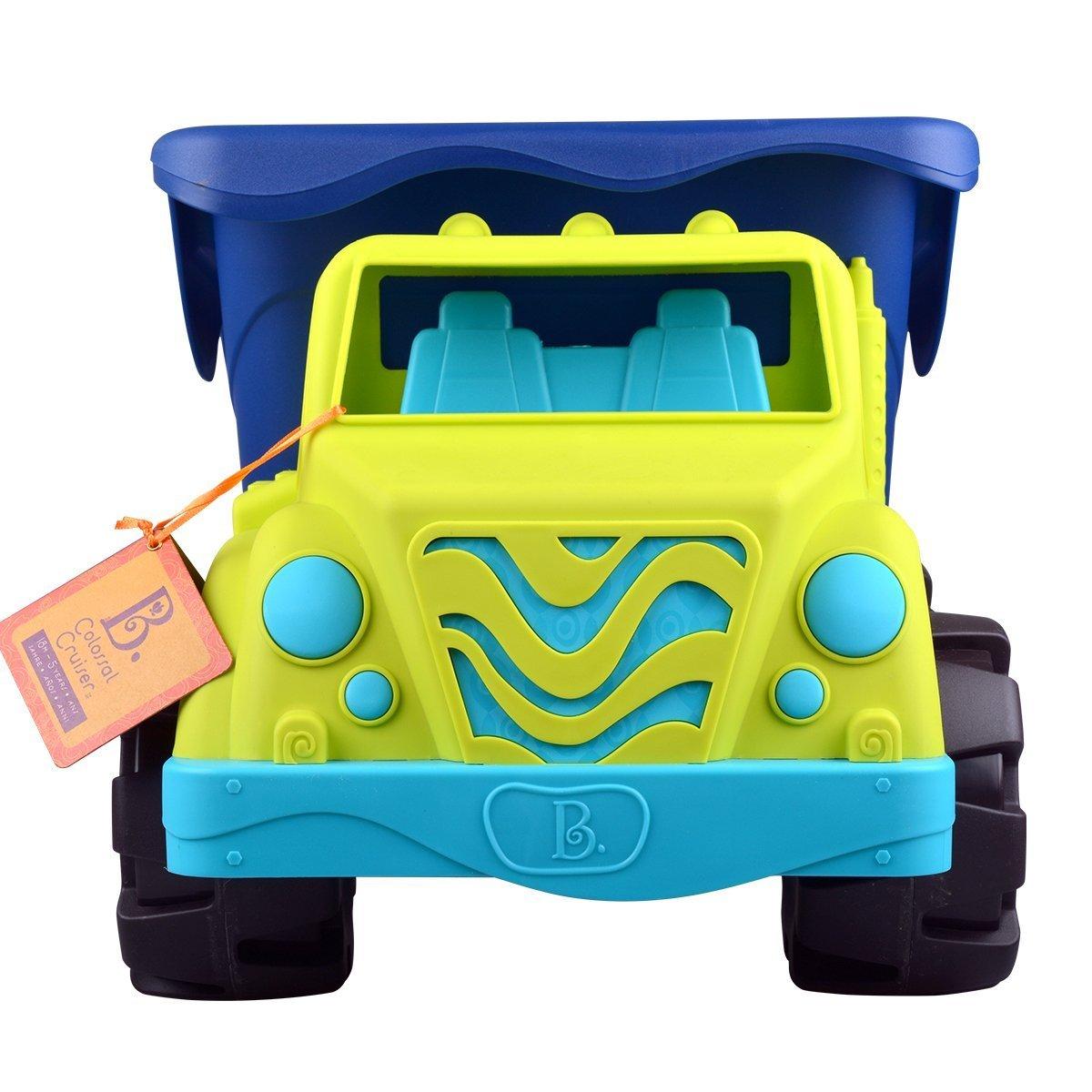 Branford LTD B. toys- Colossal Cruiser 20\" Sand Truck- Water & Sand Playset - Beach Dump Truck for kids- 18 months +