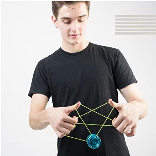 Yomega Yomega Maverick - Professional Aluminum Metal Yoyo for Kids and Beginners with C Size Ball Bearing for Advanced yo yo Tricks and Responsive Return + Extra 5 Strings & 3 Month Warranty (Red)