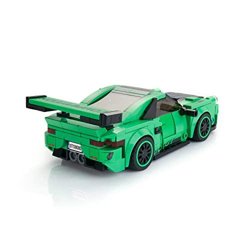 Block Builder Block Builder Porsche 911 Racing Car Building Block Set (358 Pieces). Racing Car Building Blocks for Kids and Adults
