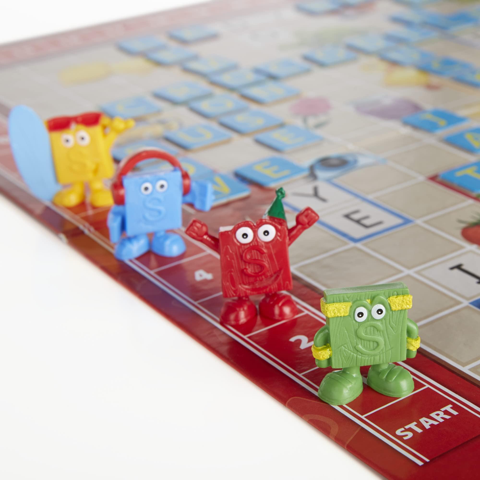 Hasbro Gaming Hasbro Gaming Scrabble Junior Board Game | 2-4 Players | Family Educational Word Games for Kids | Back to School Gifts for Classroom | Ages 5+