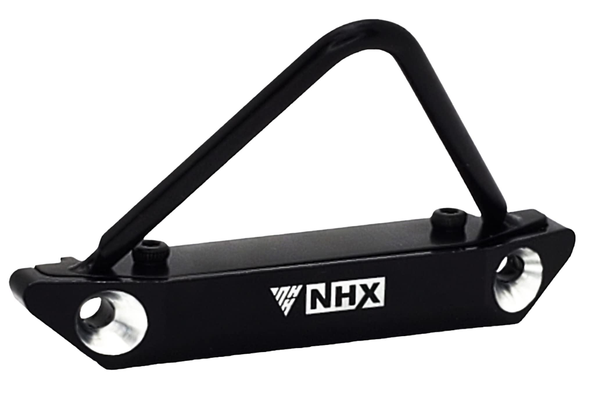 NHX NHX RC Aluminum Triangle Front Bumper Light Buckets for SCX24 -Black