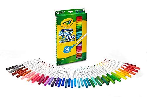 Crayola Crayola Super Tips Markers, Washable Markers, Gift, 50 Count-2 Pack