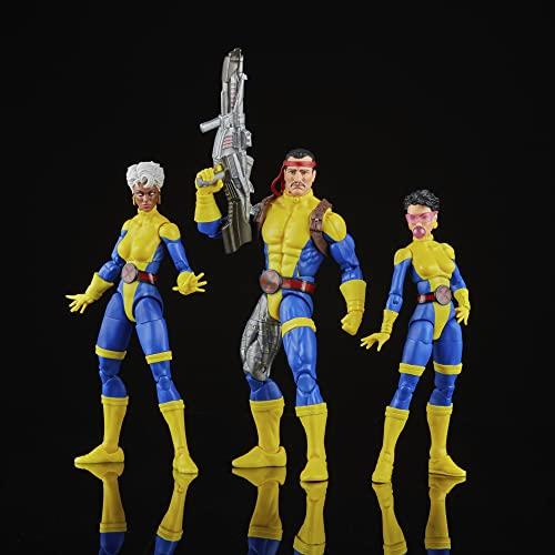 Marvel Marvel Legends Series Forge, Storm, & Jubilee X-Men 60th Anniversary Action Figure Set, 6-Inch Action Figures