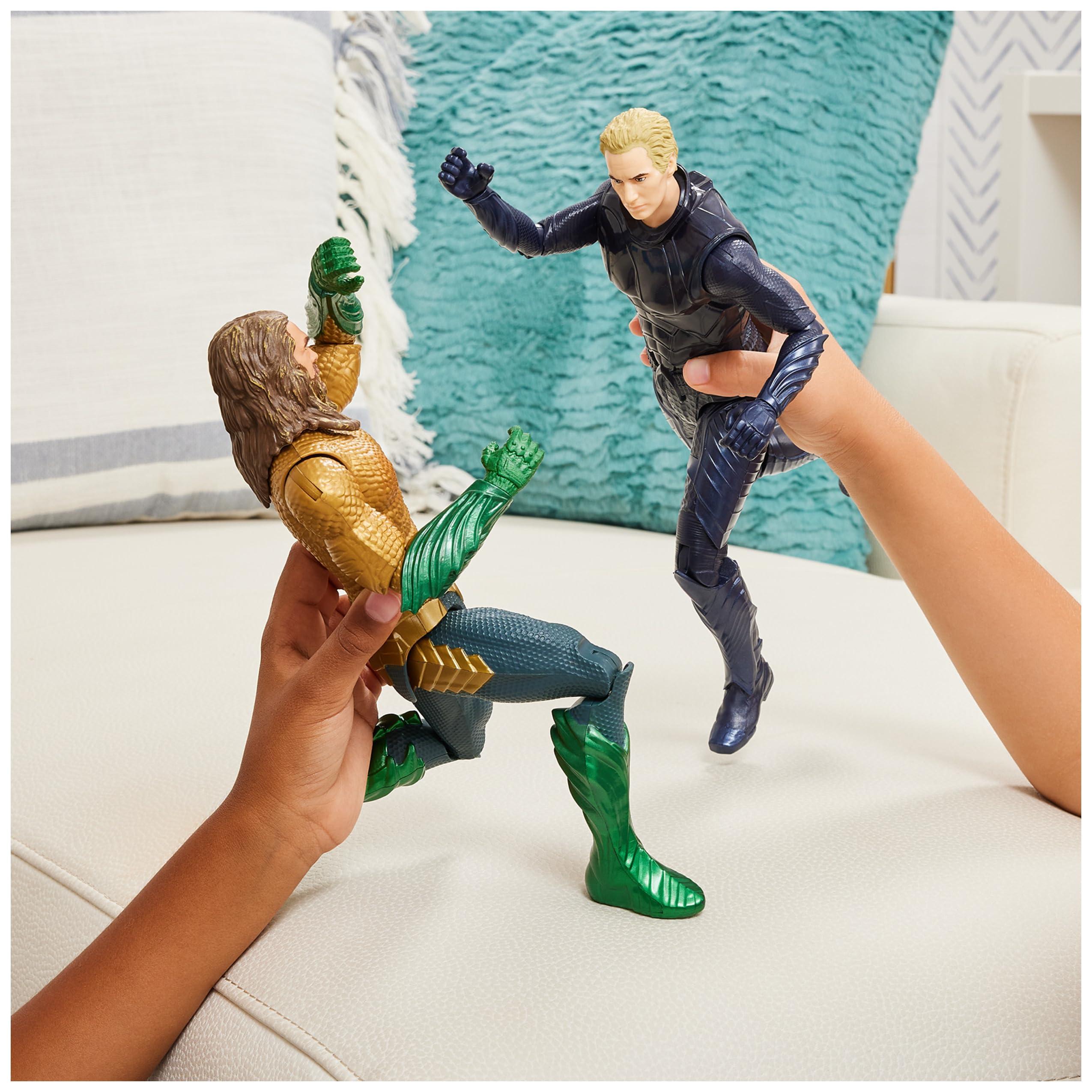 Aquaman DC Comics, Aquaman Action Figure, 12-inch, Detailed Sculpt and Movie Styling, Easy to Pose, Collectible Superhero Kids Toys for Boys & Girls