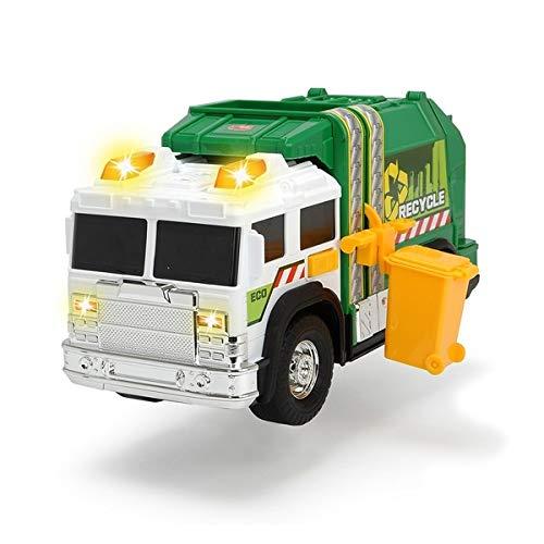 Dickie toys light cheap and sound garbage truck