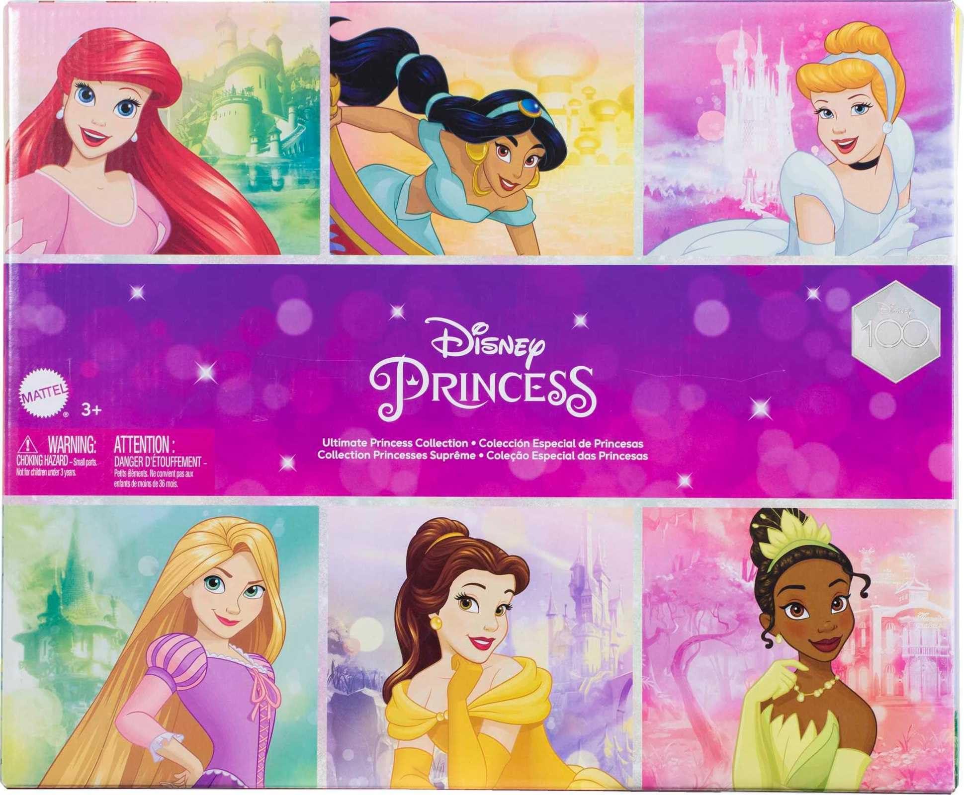 Mattel Mattel Disney Princess Toys, Fashion Doll Gift Set with 13 Dolls in Sparkling Clothing & Accessories, Inspired by the Movies (Amazon Exclusive)
