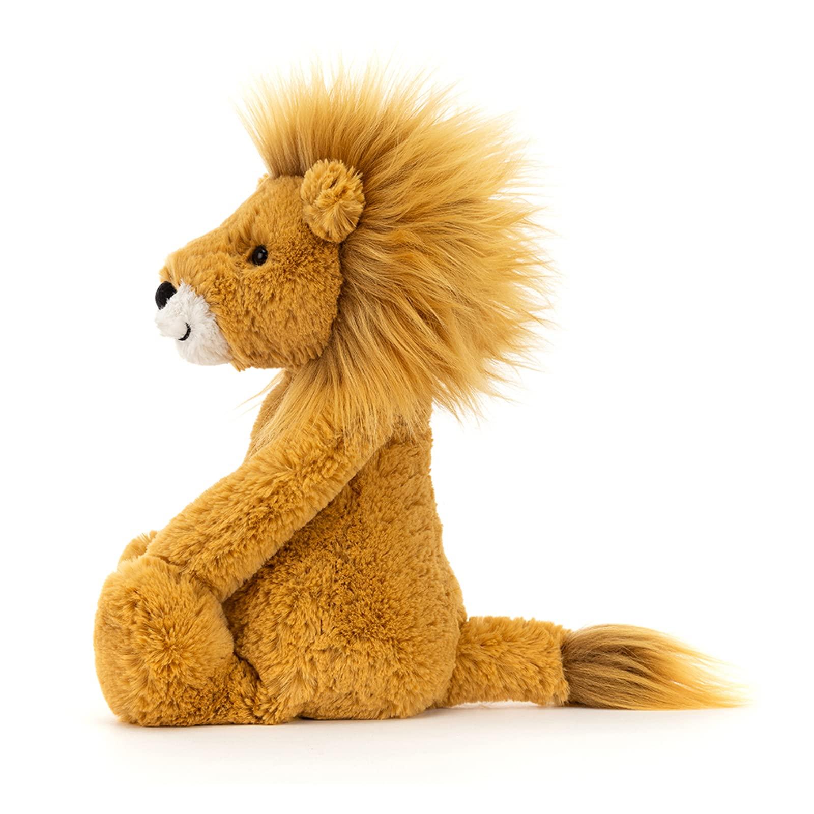 Jellycat Jellycat Bashful Lion Stuffed Animal, Medium 12 inches | Big Cat Plush Toy | Classic Children\&#x27;s Gift