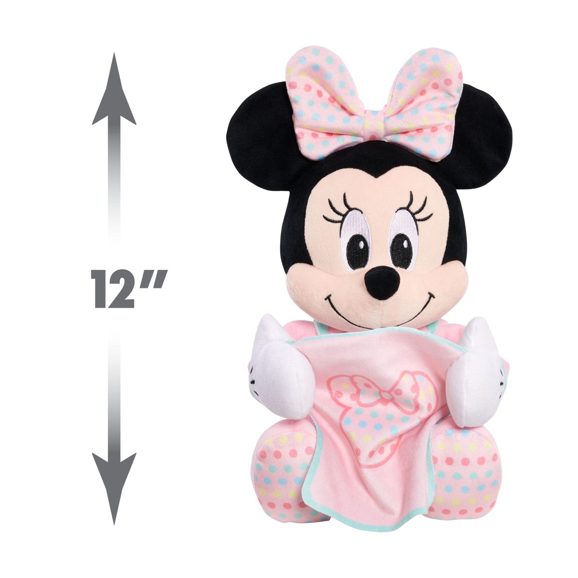 Disney Disney Baby 11-inch Hide-and-Seek Minnie Mouse Interactive Plush, Music, Phrases, And Motion, Kids Toys for Ages 09 Month by Just Play