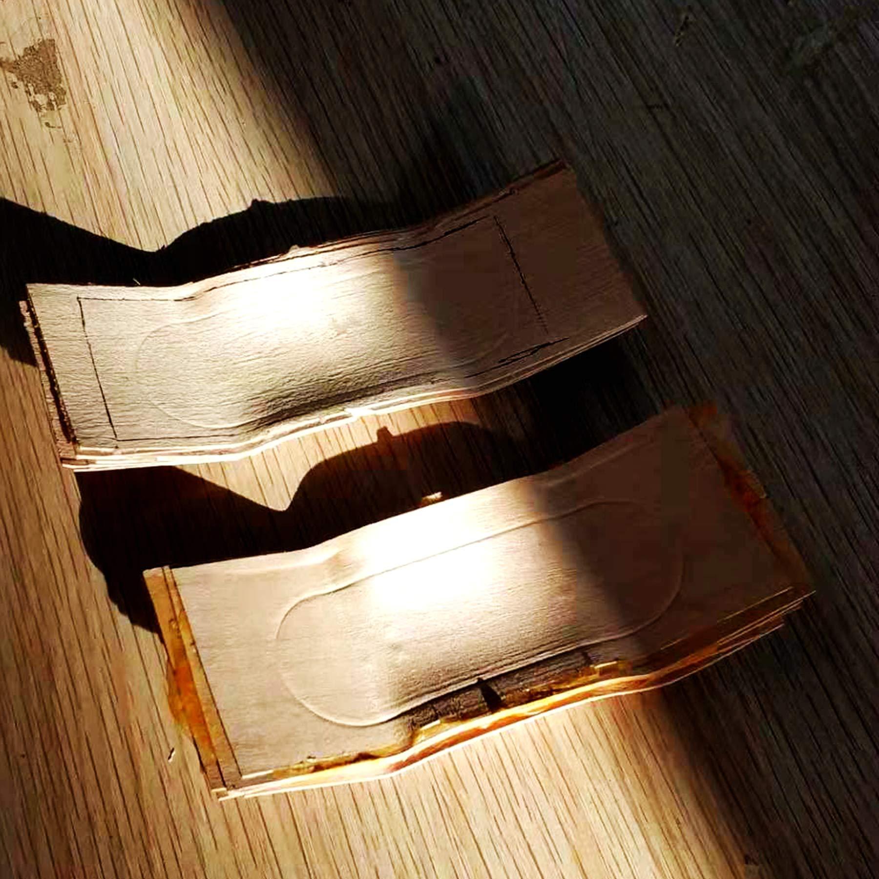 NOAHWOOD NOAHWOOD PRO 6-Layer Color Bamboo Handmade Fingerboards DECK (King of Skate Black, 100x33mm DECK)