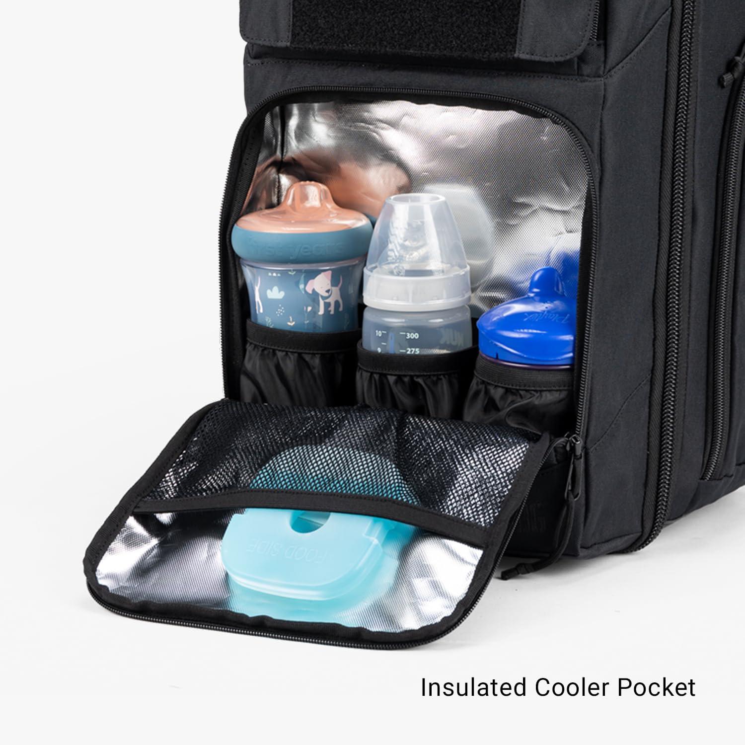 Tactical Baby Gear Tactical Baby Gear Everyday Diaper Bag Backpack for Men w/Changing Mat (Black Everyday)