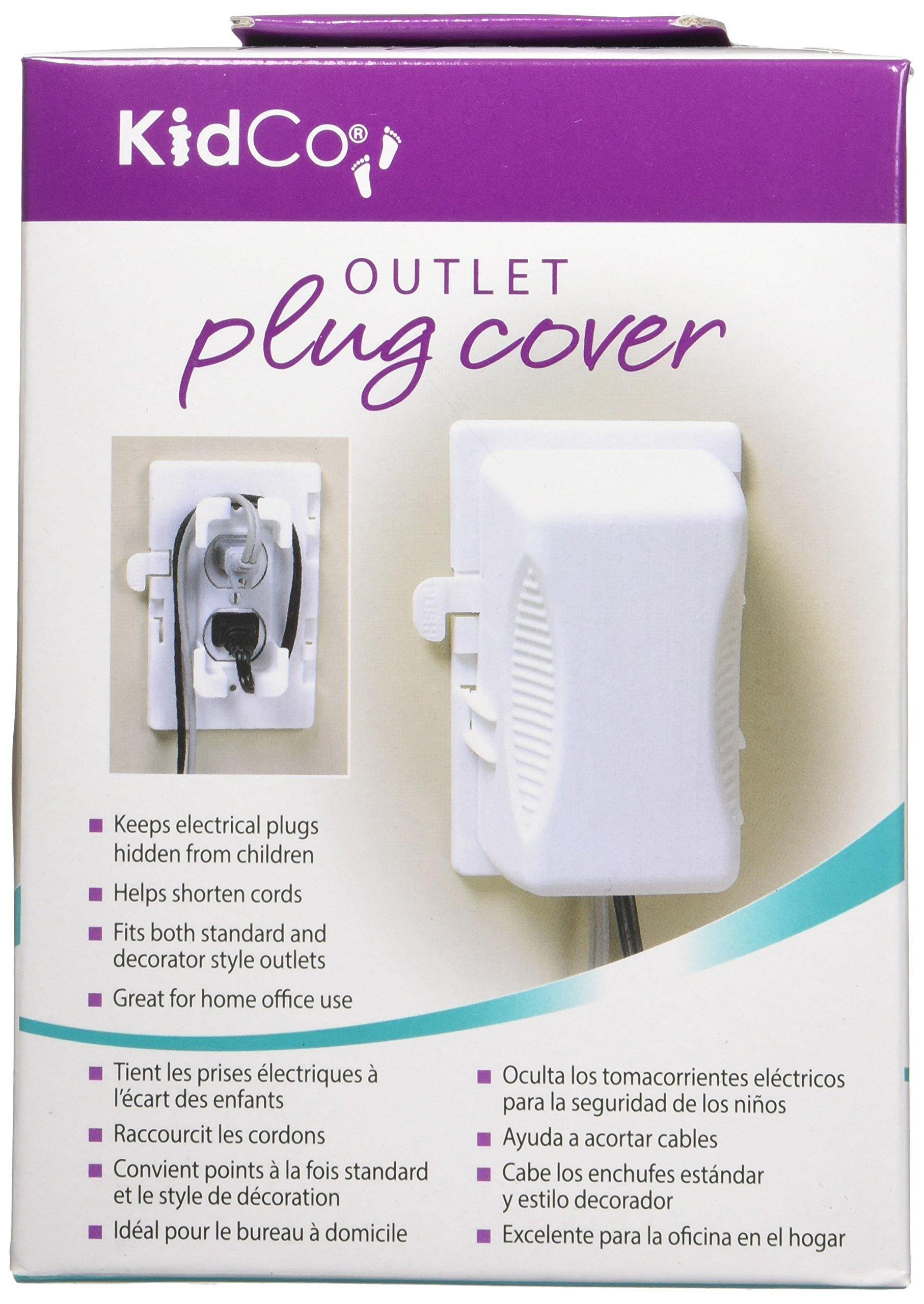 KidCo KidCO Outlet Plug Cover, White (Pack of 3)
