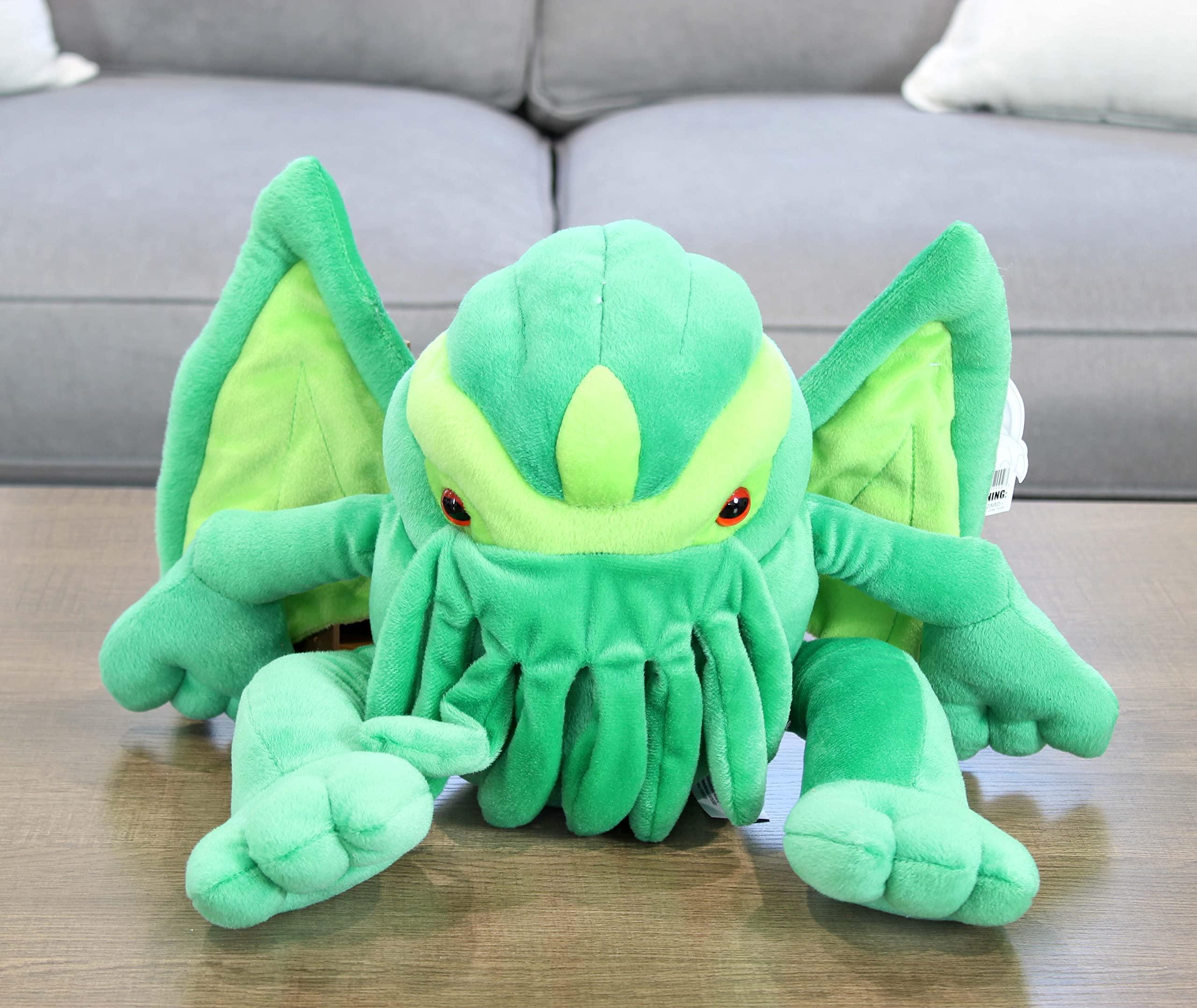 Toy Vault Toy Vault Cthulhu Plush, 16-Inch; Stuffed Horror Monster Toy, Large Size