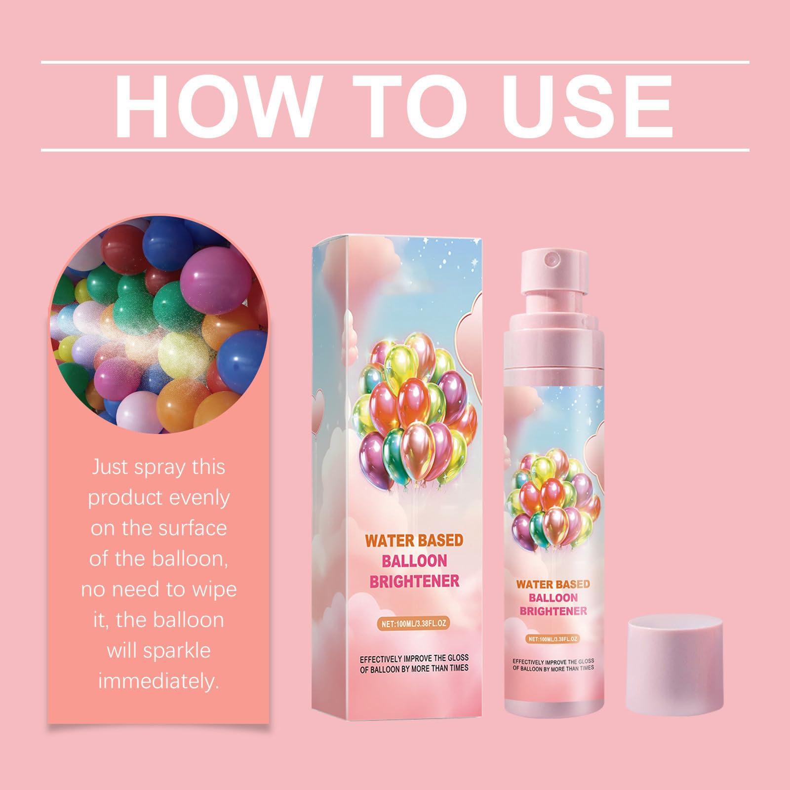 MLWSKERTY 100ml Balloon Gloss Enhancer Balloon Brightener Balloons Bright For Birthday And Festival Decoration