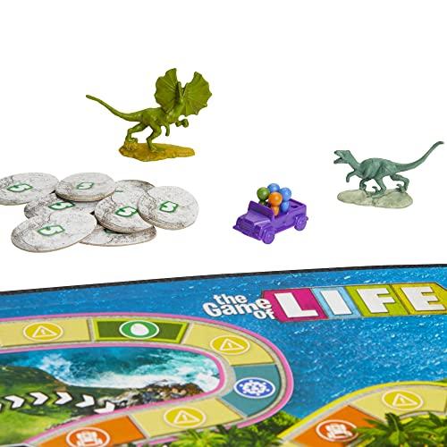 Hasbro Gaming Hasbro Gaming The Game of Life Jurassic Park Edition, Family Board Game for Kids Ages 8 and Up, Inspired by The Original Hit Movie