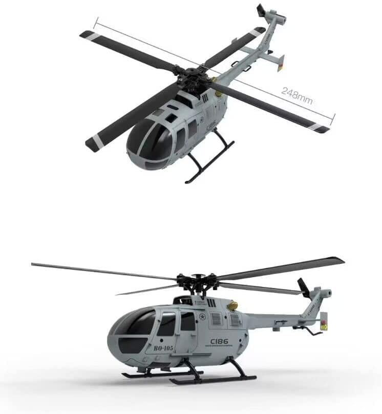 SOWOFA Remote Control Helicopter Adult Remote Control RC Model Search and Rescue Helicopter Model Multi-Purpose Helicopter Electric Model Single-Propeller aileron-Free Aircraft