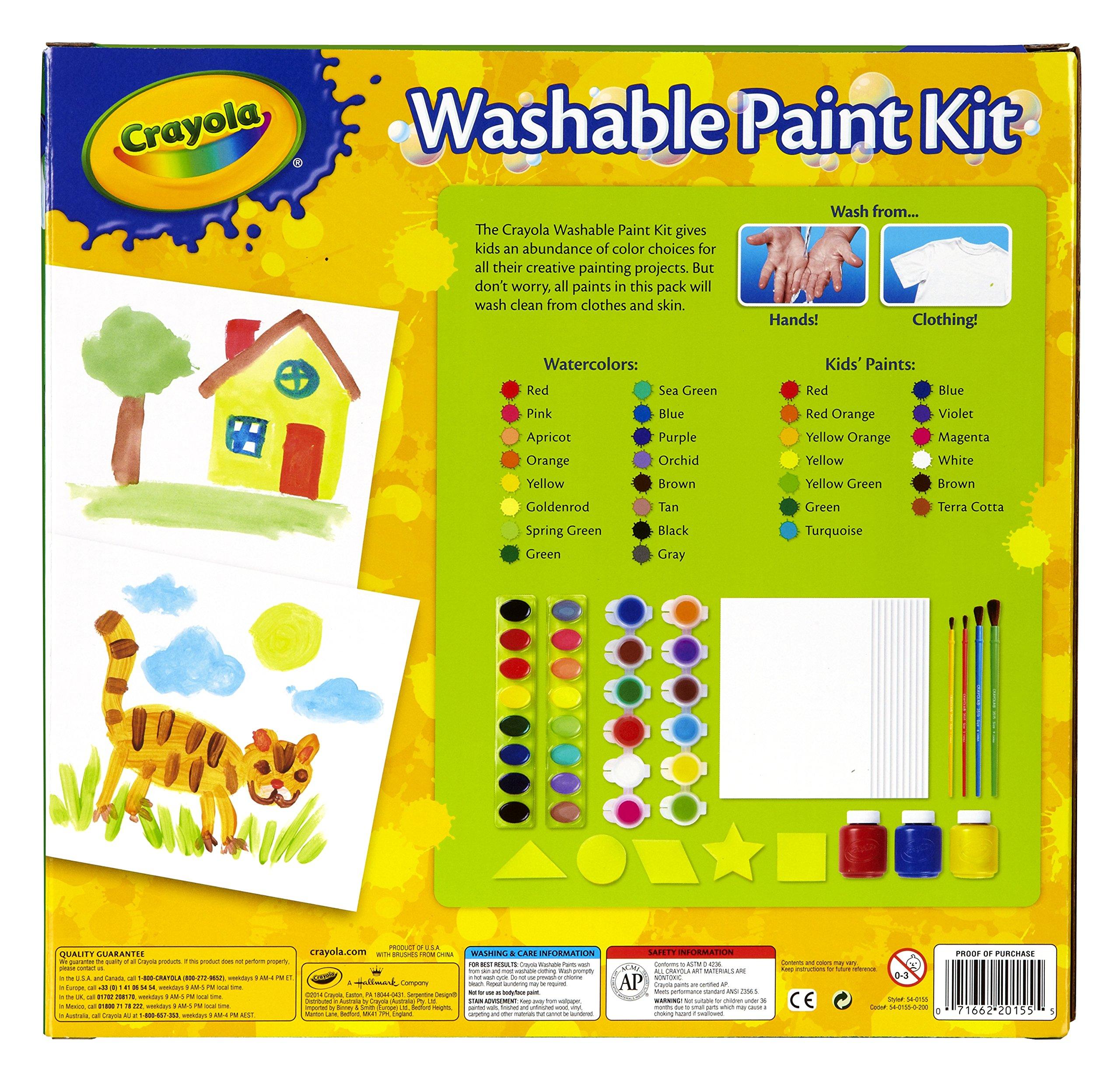 Crayola Crayola Washable Lids Paint Kit
