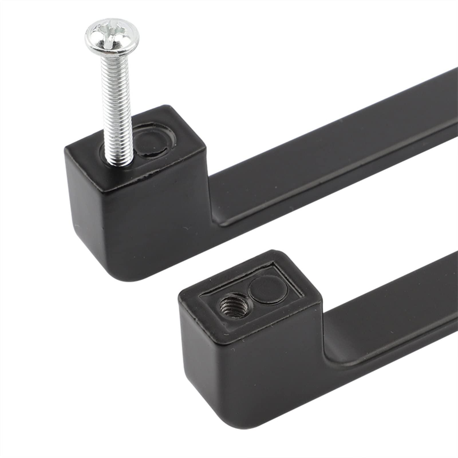 AHAFEI Black Handles for Furniture Parts Cabinet Knobs and Handles Kitchen Handles Drawer Knobs Pulls Cupboard Hardware Accessories 1Pcs (Color : AB8-2)