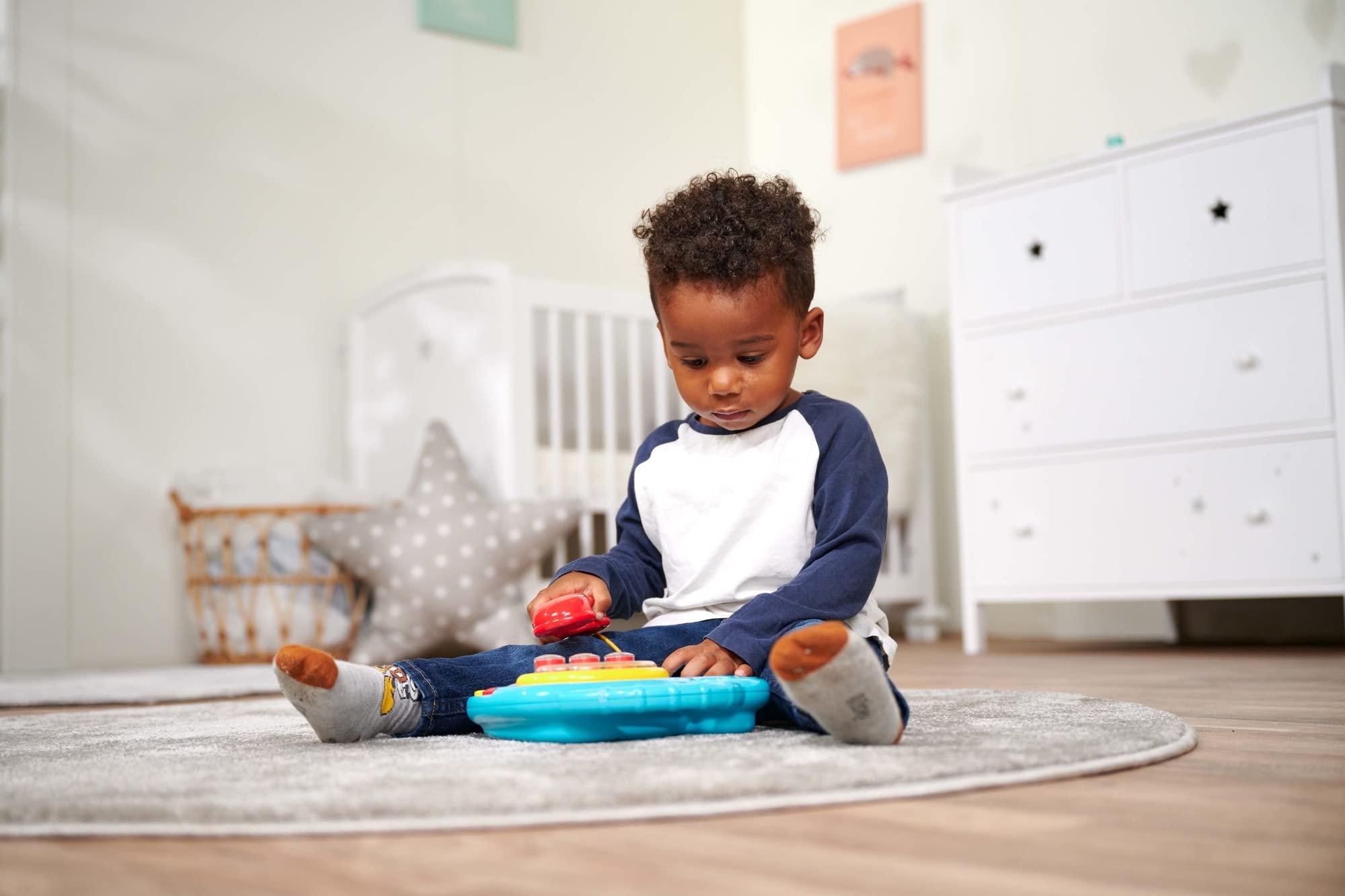 Simba Simba 104010016 20 cm ABC Telephone/with Different Sounds/Rotating Picture Display, Multi-Coloured