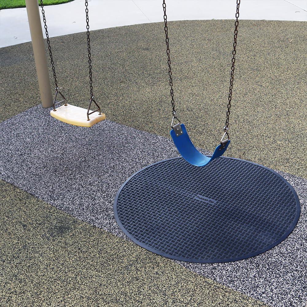 Rubber-Cal Rubber-Cal Circular Rubber Swing Set Mat - 54 Diameter