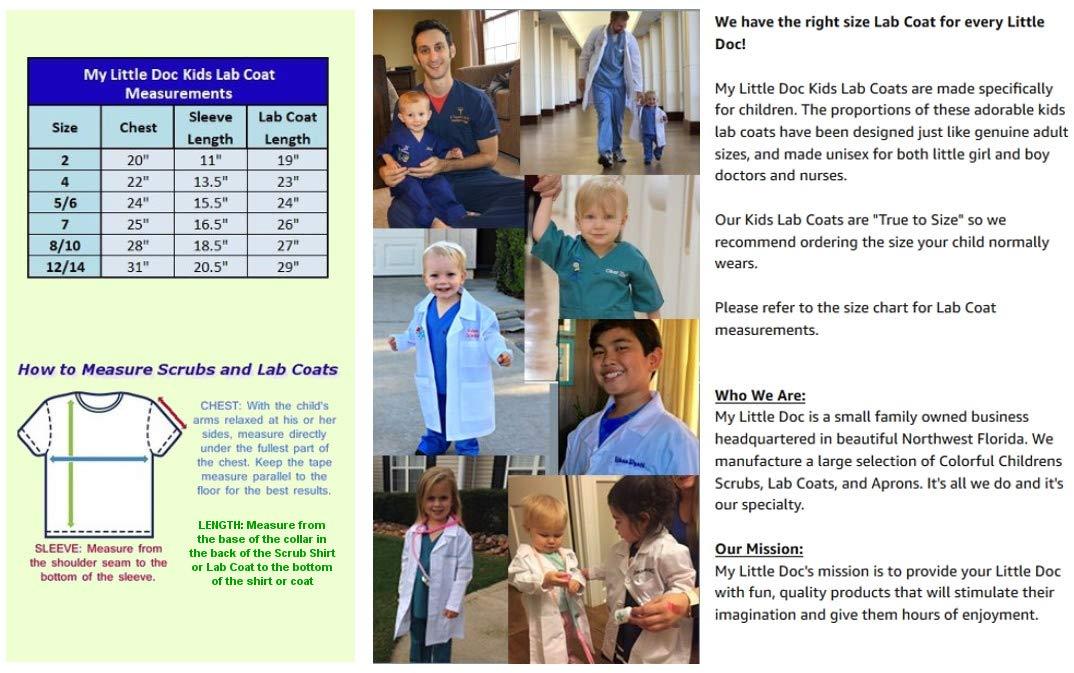 My Little Doc My Little Doc Toddler Lab Coat Costume Size 2 White