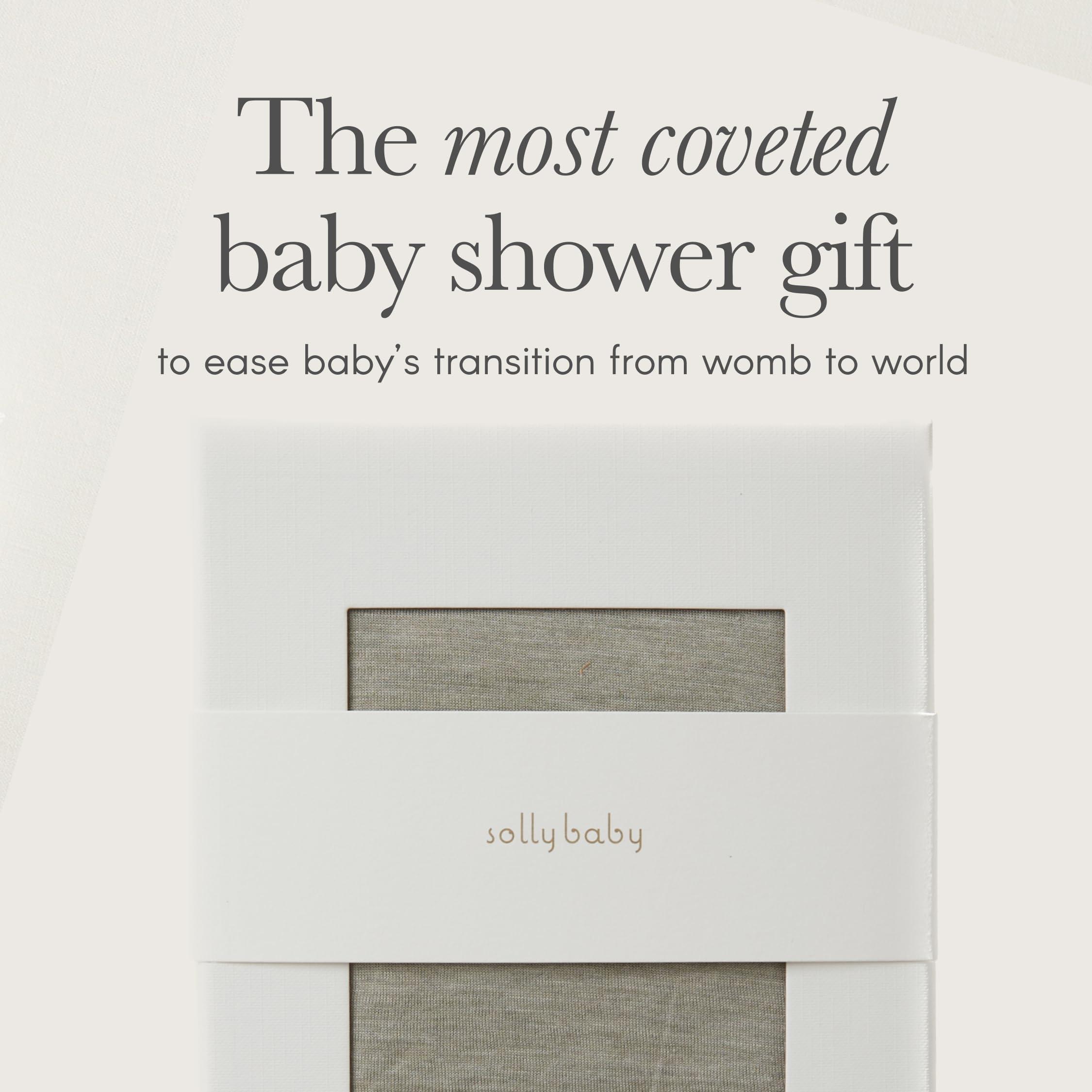 Solly Baby Solly Baby Wrap Carrier, for Newborn to Toddler 8-25 Lbs., Buttery-Soft & Lightweight Fabric, Reduce Crying & Increase Connection, Postpartum Essential, New Mom Gifts, Basil