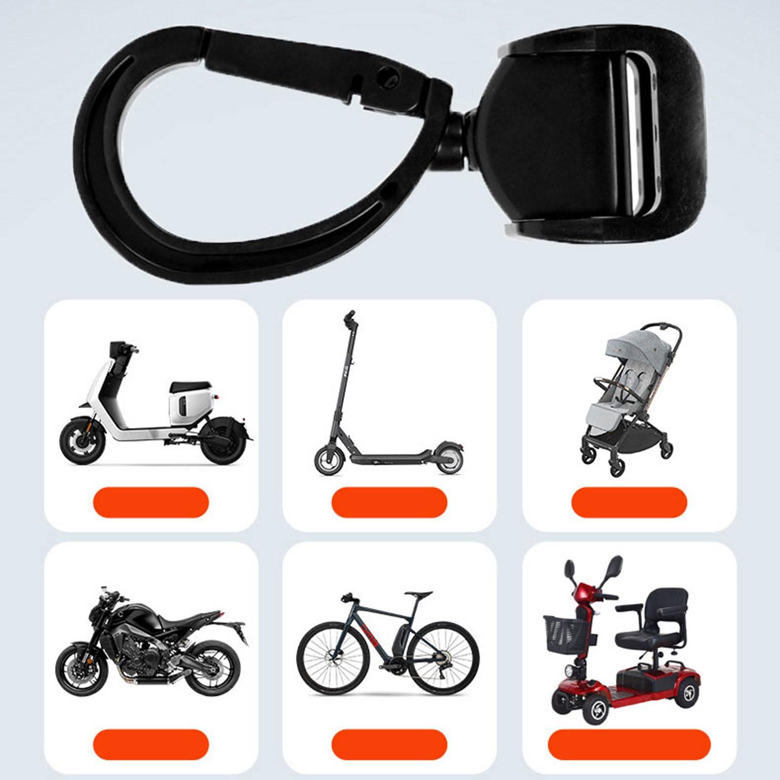 BAIMOQI Baby Stroller Hooks Cart Organizer Hanger Baby Carriage Hook Set Adjustable Pram Hooks Simple Installs for Diaper Bags