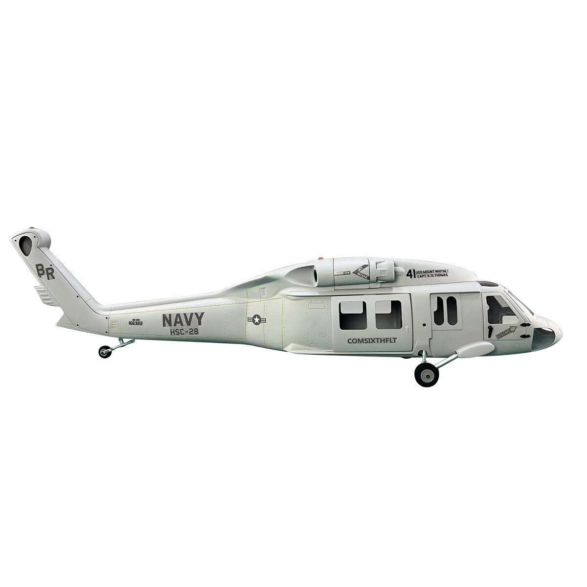PurAr PurAr 500 Size UH-60 Blackhawk Grey V2 RC Helicopter Fuselage Composites