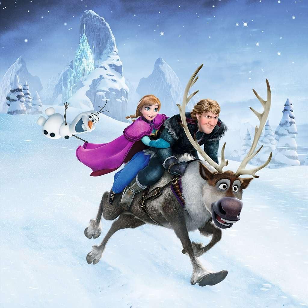Ravensburger Ravensburger Disney Frozen Winter Adventures Puzzle Set - 3 x 49-Piece Jigsaw Puzzles for Kids | Unique Piece Design | Enhances Concentration & Creativity | FSC-Certified Materials