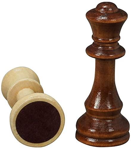 OLOTU OLOTU Portable Chess Wooden Chess Set Portable Travel Chess Board Game Sets with Game Pieces Storage Slots Great Travel Three-Dimensional Toy Funny