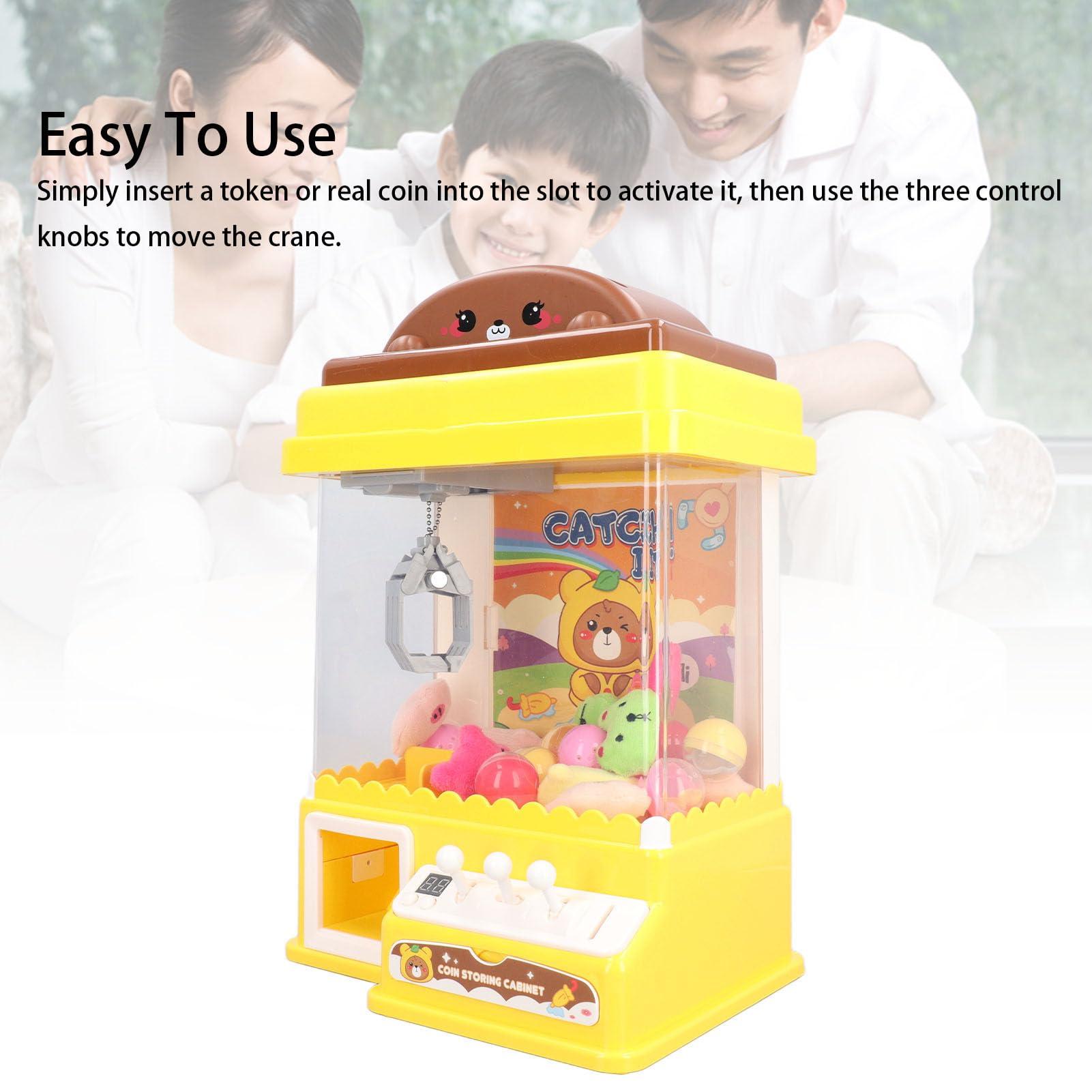 Generic Claw Game Machine, Electronic Game Machine Children Cartoon Bear USB Power Supply Mini Toy Grabber Machine