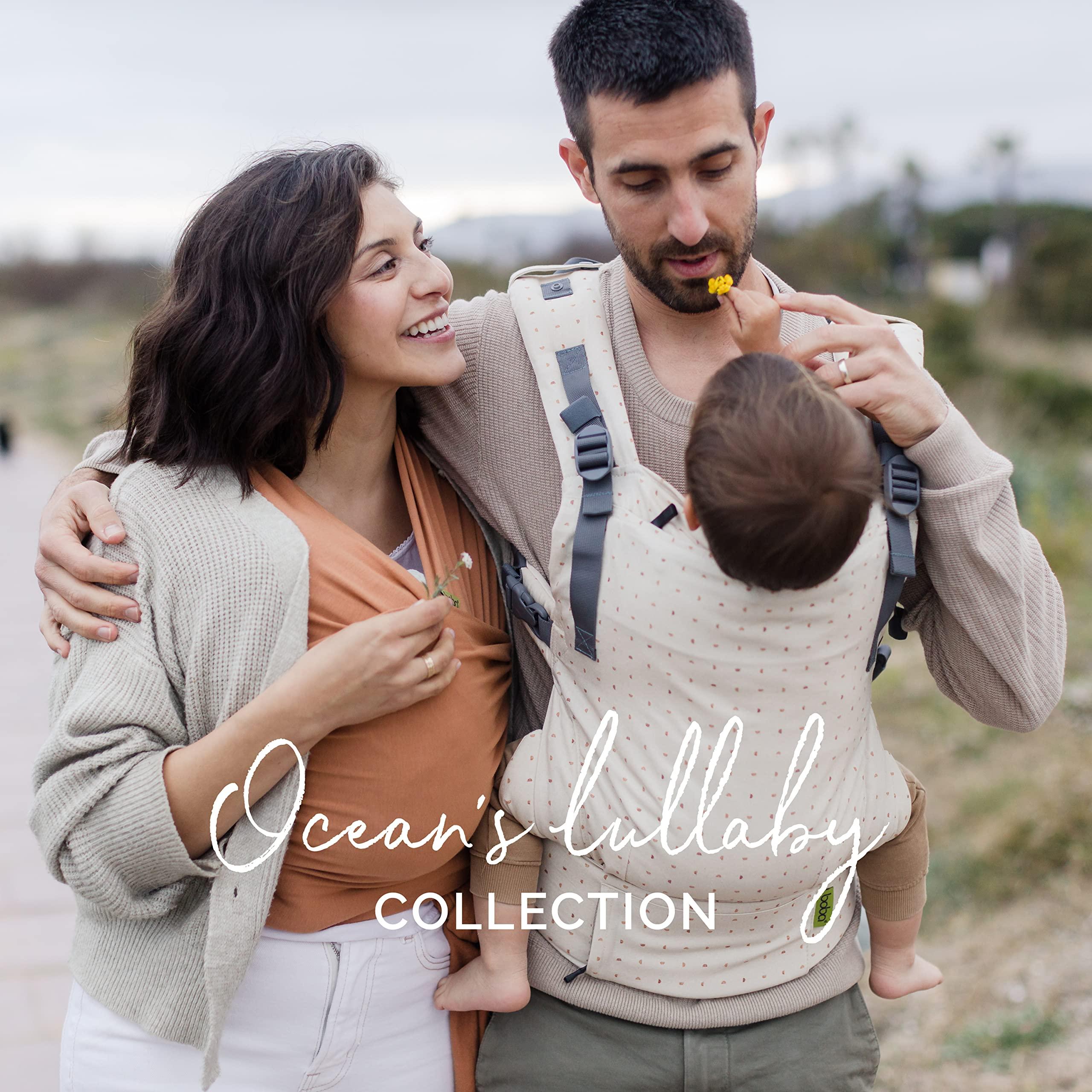 Boba Boba Baby Wrap Carrier Original Baby Sling Carrier for Newborns (735 lbs), Soft, Secure, Hands-Free & Ergonomic, Ideal for Comfortable Bonding, New Parents (Organic Fox)