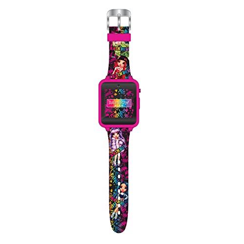 Accutime Accutime Kids Rainbow High Educational Learning Touchscreen Pink Smart Watch Toy with Multicolor Strap for Girls, Boys, Toddlers - Selfie Cam, Games, Alarm, Calculator, Pedometer (Model: RNB4017AZ)