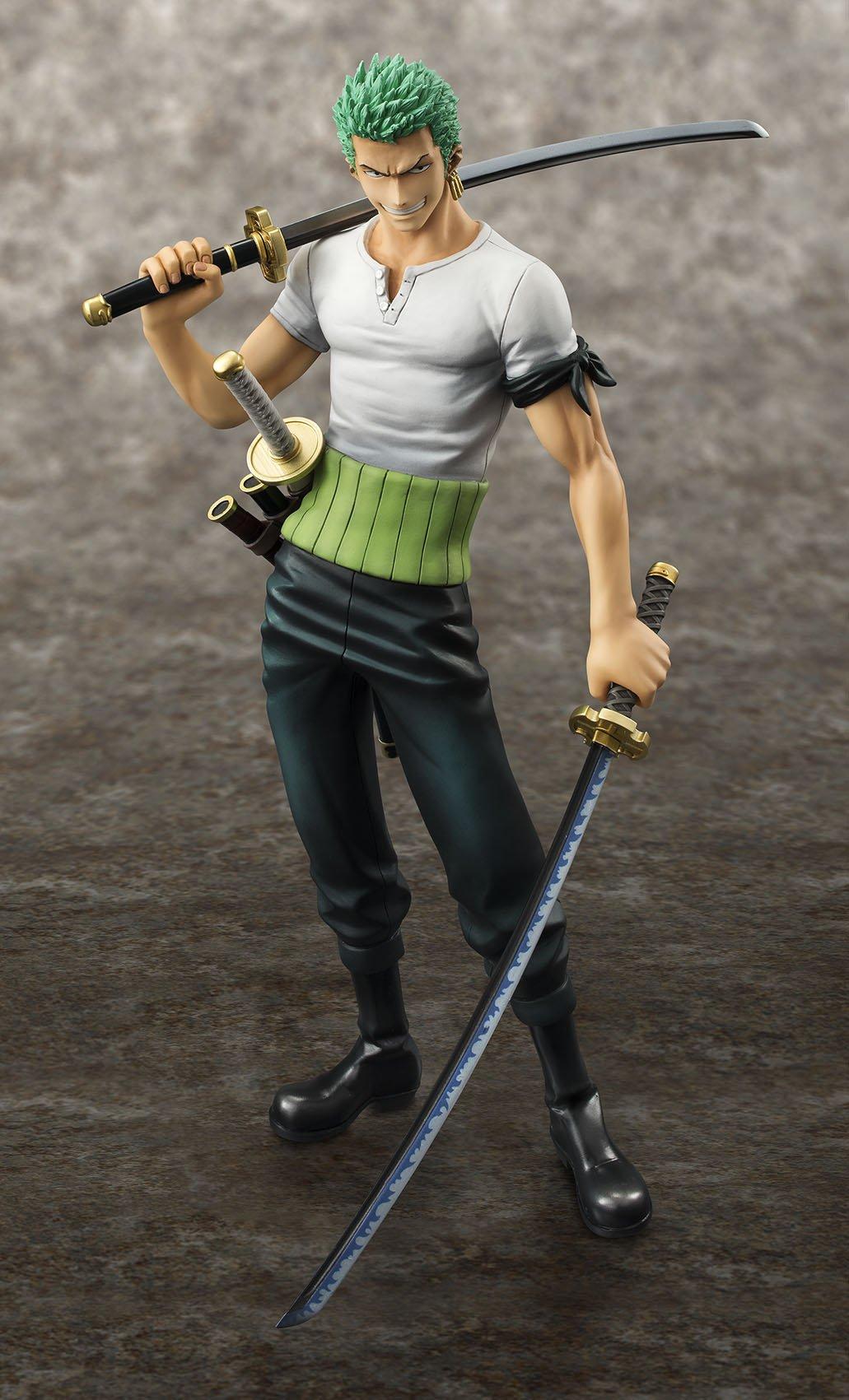 Megahouse Megahouse One Piece Portrait of Pirates: Limited Edition Roronoa Zoro 10th Anniversary 1:8 Scale PVC Figure