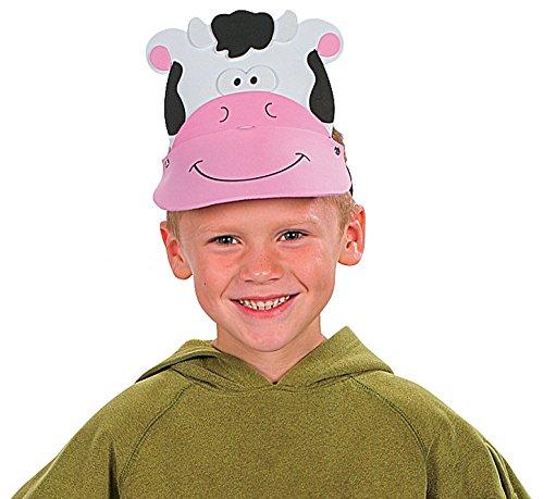 SmallToys Farm Animal Foam Visors (12 Pack) 21" Circ.